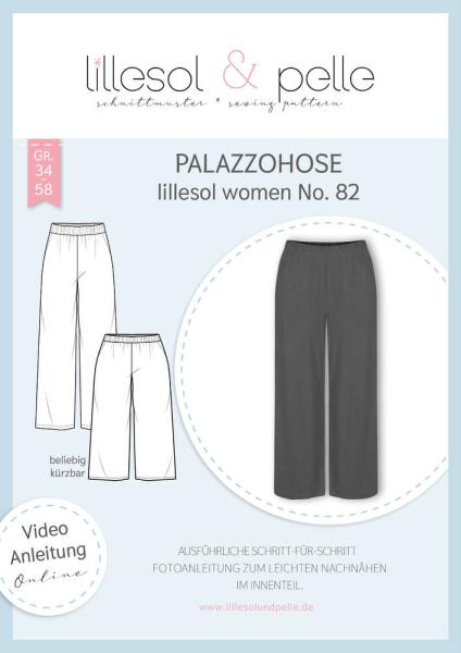 Papierschnittmuster Palazzohose lillesol women No. 82