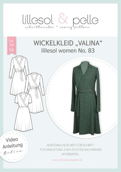 Papierschnittmuster Wickelkleid Valina lillesol women No. 83
