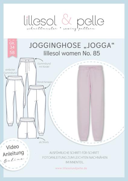 Papierschnittmuster Jogginghose 'Jogga', lillesol women No. 85