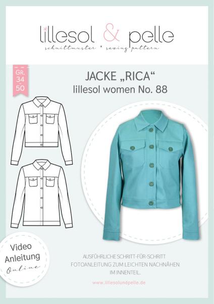 Papierschnittmuster Jacke Rica, lillesol women No. 88