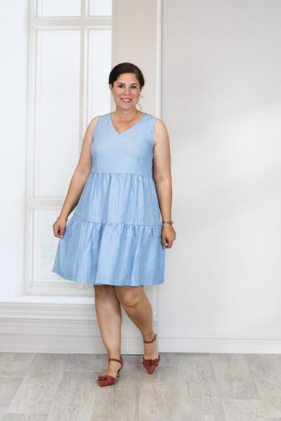 Nähbeispiel Veranobluse lillesol women No. 17