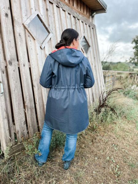 Maßtabelle und Stoffverbrauch Cardigan Viga lillesol women No. 68