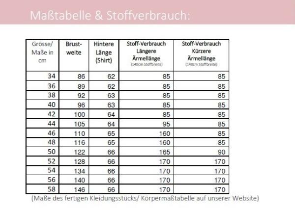 Papierschnittmuster T-Shirt Luma women No.97