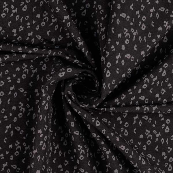 Bengaline uni, schwarz mit kleinem Leodesign