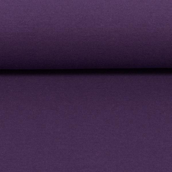 Heike, Schlauchware, Bündchen, uni, violett