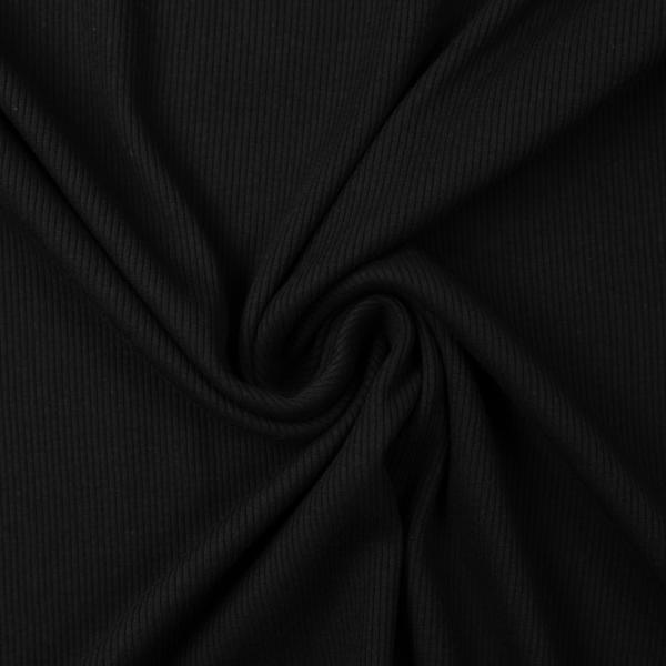 Marissa - Rippjersey - uni, schwarz