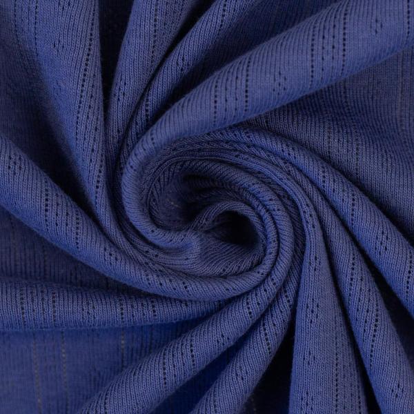 Tiana – Feinstrickjersey mit zauberhaftem Lochmuster, uni, violett