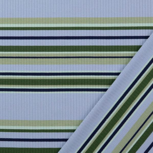 Heavy Knit Strickstoff ColorLine – Hellblau Grün Mint Schwarz