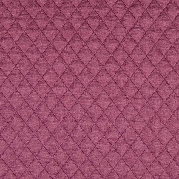 Vintage Jacquard Jersey mit Steppung, uni, melange, fuchsia