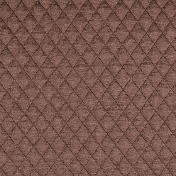 Vintage Jacquard Jersey mit Steppung, uni, melange, braun