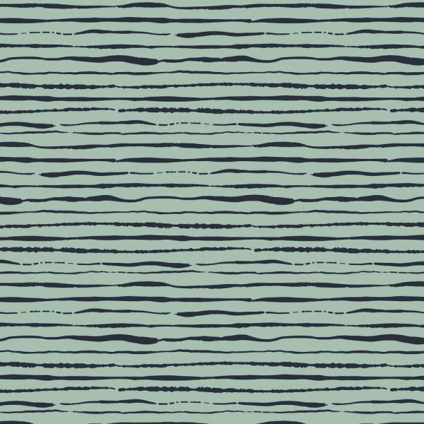 Bio-Baumwoll-Jersey, unregelmäßige Querstreifen, lightmint/navy