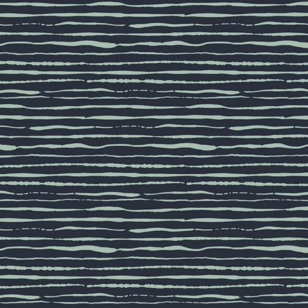 Bio-Baumwoll-Jersey, unregelmäßige Querstreifen, navy/lightmint