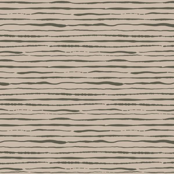 Bio-Baumwoll-Jersey, unregelmäßige Querstreifen, Sand/Army Green