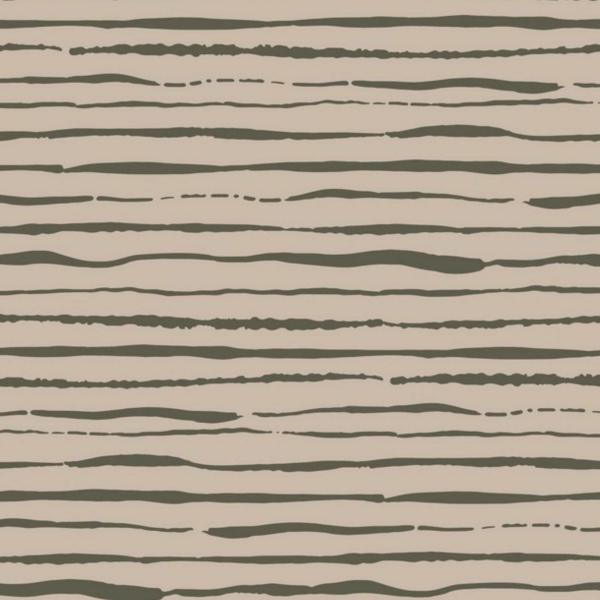 Bio-Baumwoll-Jersey, unregelmäßige Querstreifen, Sand/Army Green