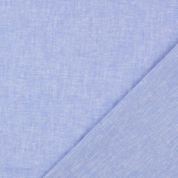 Leinen-Baumwolle. uni, hellblau