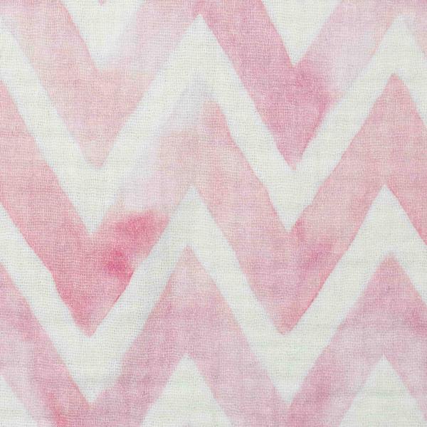 Chevron-Design in Rosa