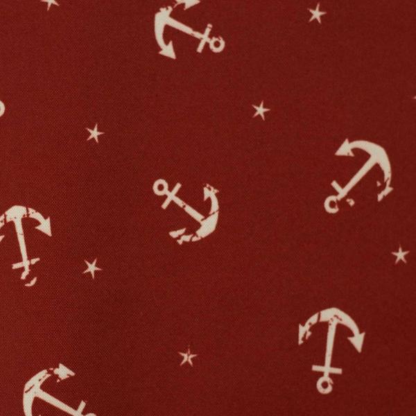 NANO-Softshell Fiete, Anker, Sterne, burgundy