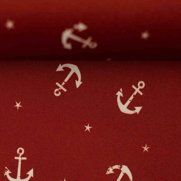 NANO-Softshell Fiete, Anker, Sterne, burgundy