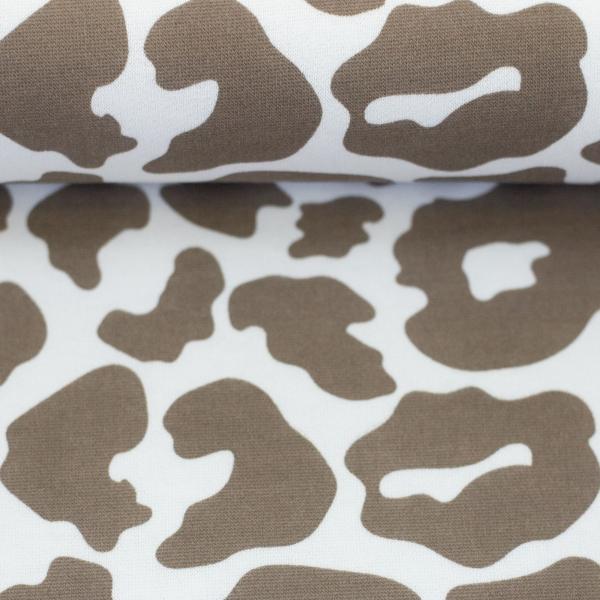 Aspen Leo – Kuschelsweat mit Leo‑Design in Natur und Braun