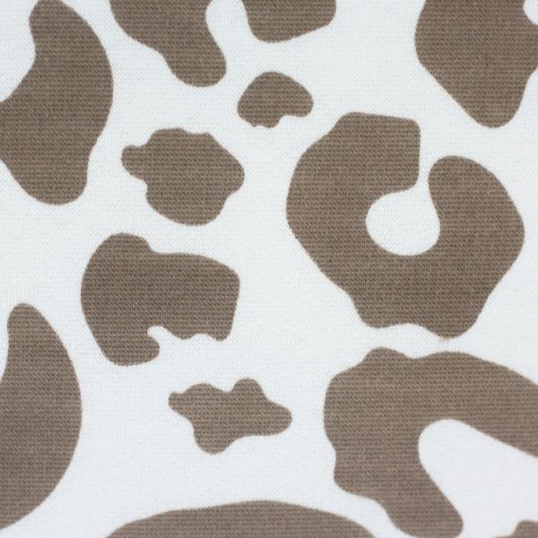 Aspen Leo – Kuschelsweat mit Leo‑Design in Natur und Braun