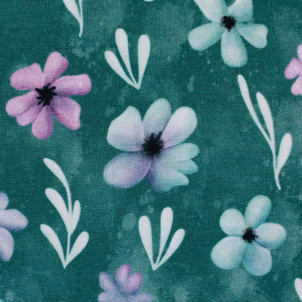 Modal French Terry Velvet Bloom