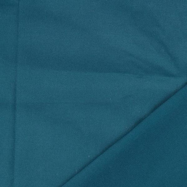 Baumwoll Twill Peach Effect, petrol