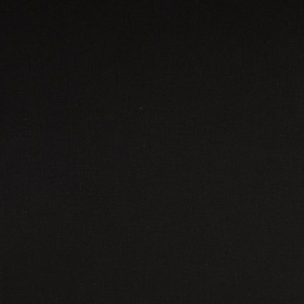 Woll-Twill, uni, schwarz