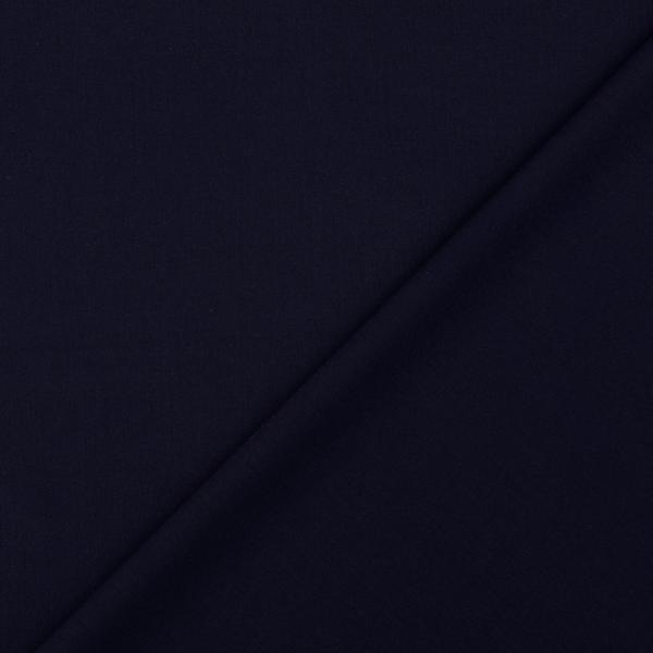 Woll-Twill, uni, marine