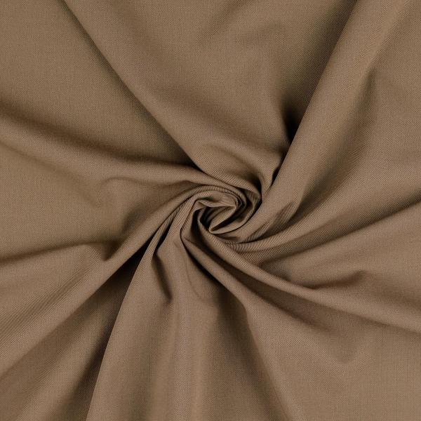 Woll-Twill, uni, sand