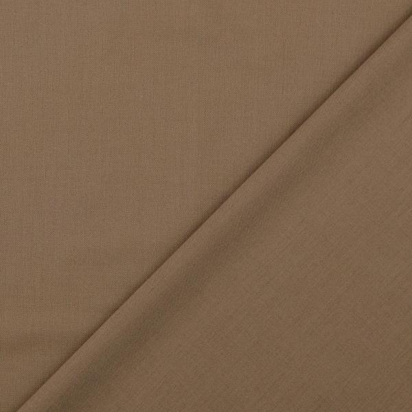 Woll-Twill, uni, sand