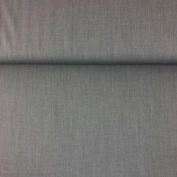 Woll-Twill, uni, hellgrau