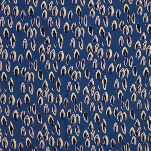 Viskose Webware Amalia blau