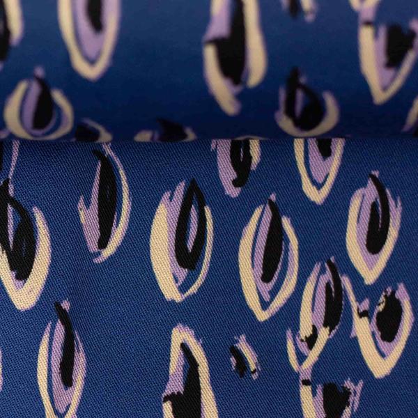 Viskose Webware Amalia blau