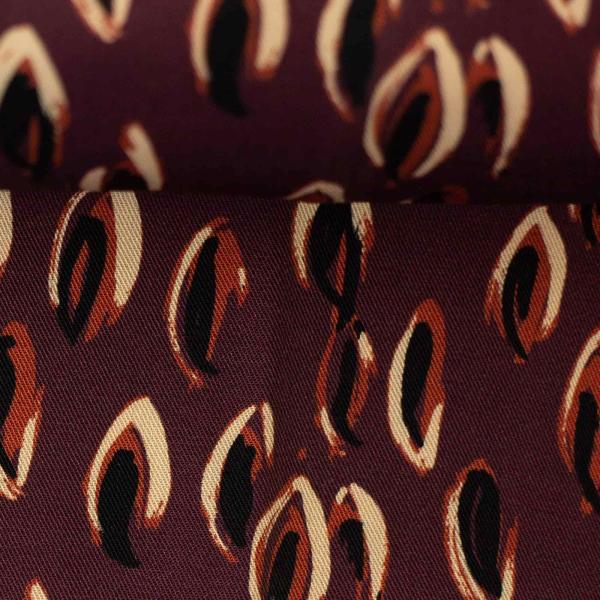 Viskose Webware Amalia plum