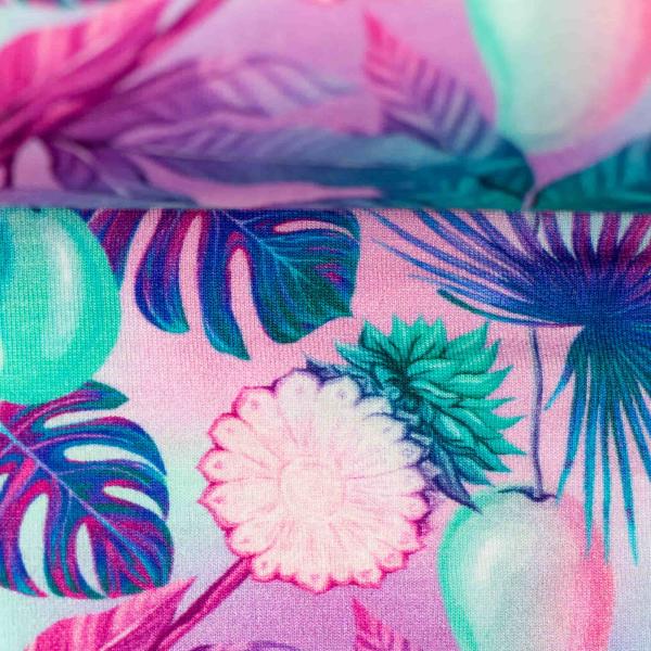 Viskose Marlene, sommerliches Design mit Ananas