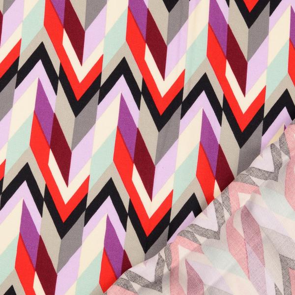 Viskose Twill-Webware multicolor