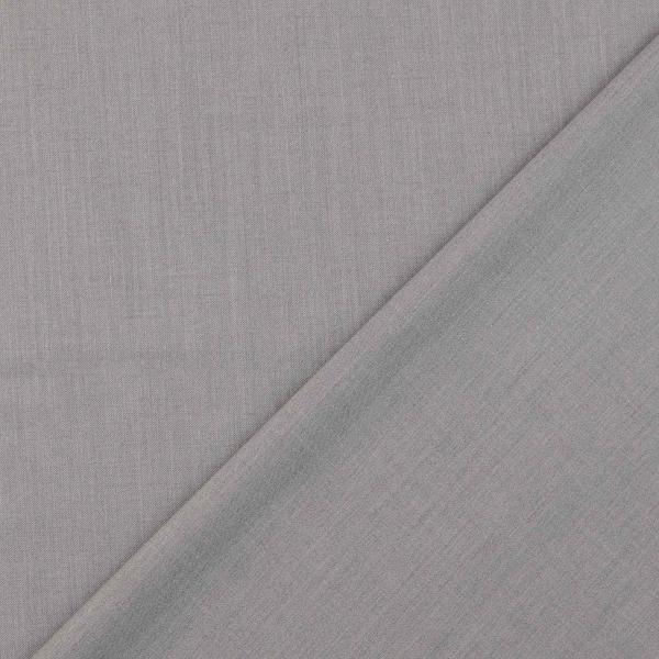 Woll-Twill, uni, hellgrau