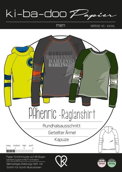 Herren - Schnittmuster PAhenric - Raglanshirt