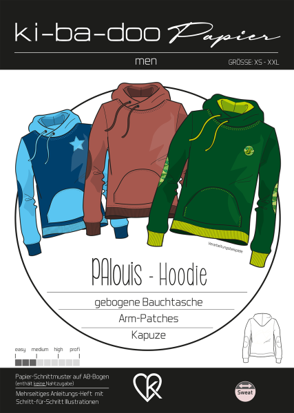 Herren - Schnittmuster PAlouis-Hoodie